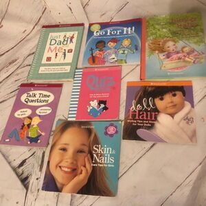 American girl doll book lot of 7